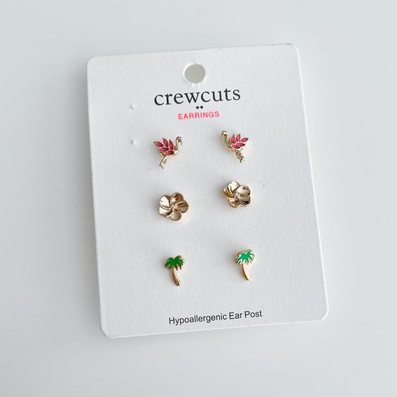 J. Crew Factory Other - J. Crew Factory Girls' Flamingo Earrings Pack